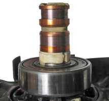 Bague collectrice d'alternateur usé Bague collectrice d'alternateur usé